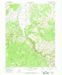 Suicide Mountain 1962 topographic map thumbnail