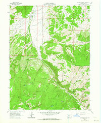 Suicide Mountain 1962 topographic map thumbnail