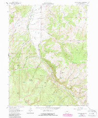 Suicide Mountain 1962 topographic map thumbnail