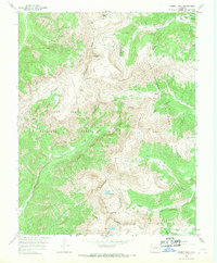 Summit Peak 1966 topographic map thumbnail