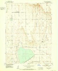 Sunken Lake 1951 topographic map thumbnail
