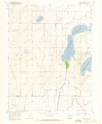 Swede Lake 1968 topographic map thumbnail