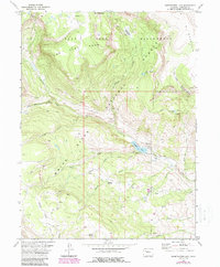 Sweetwater Lake 1977 topographic map thumbnail