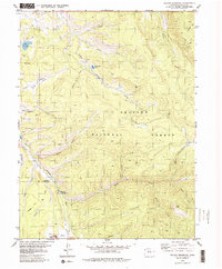 Sylvan Reservoir 1979 topographic map thumbnail