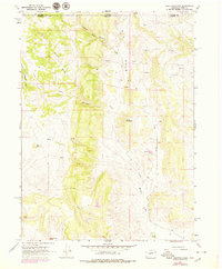 Table Mountain 1967 topographic map thumbnail