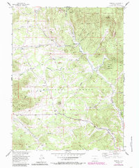 Tarryall 1956 topographic map thumbnail