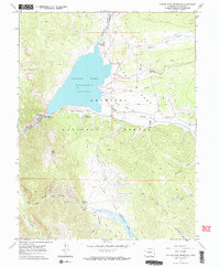Taylor Park Reservoir 1967 topographic map thumbnail