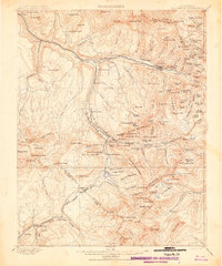 Telluride 1904 topographic map thumbnail