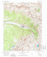 Telluride 1955 topographic map thumbnail