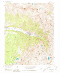 Telluride 1955 topographic map thumbnail
