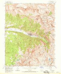 Telluride 1955 topographic map thumbnail