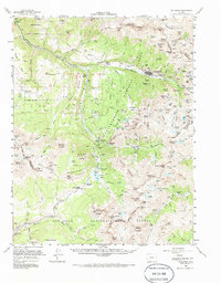 Telluride 1955 topographic map thumbnail