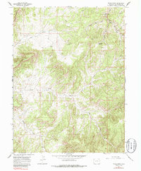 Texas Creek 1964 topographic map thumbnail
