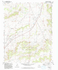 Thatcher 1993 topographic map preview