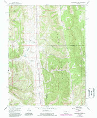 Thirteenmile Creek 1966 topographic map thumbnail