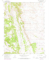 Timber Mountain 1961 topographic map thumbnail