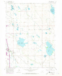 Timnath 1960 topographic map preview
