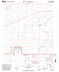 Timpas NE 1996 topographic map thumbnail