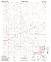 Timpas NW 1996 topographic map thumbnail