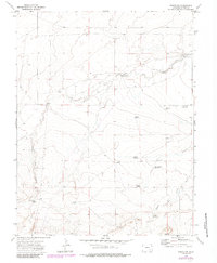 Timpas SW 1972 topographic map thumbnail