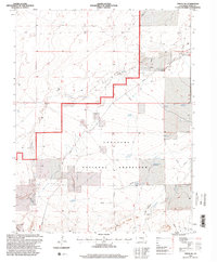 Timpas SW 1996 topographic map thumbnail