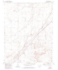 Timpas 1972 topographic map preview