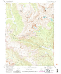 Trail Ridge 1957 topographic map thumbnail