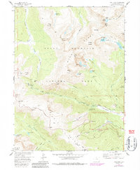 Trail Ridge 1957 topographic map thumbnail
