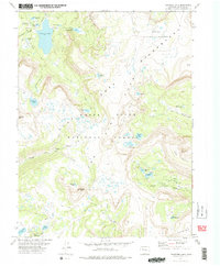 Trappers Lake 1977 topographic map thumbnail