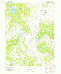 Trappers Lake 1977 topographic map thumbnail