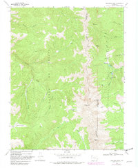 Trinchera Peak 1967 topographic map thumbnail