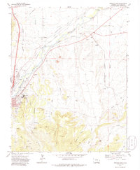 Trinidad East 1971 topographic map preview