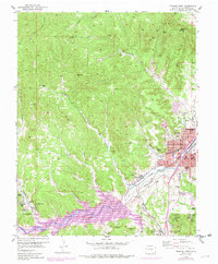 Trinidad West 1951 topographic map thumbnail