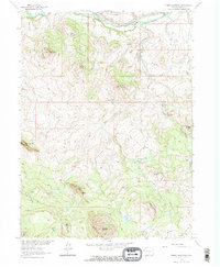 Tumble Mountain 1962 topographic map thumbnail