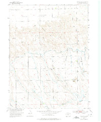 Twin Buttes 1953 topographic map thumbnail