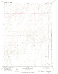 Twin Buttes 1971 topographic map thumbnail