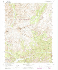 Uncompahgre Peak 1963 topographic map preview