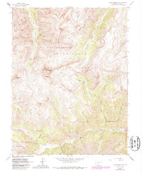 Uncompahgre Peak 1963 topographic map preview
