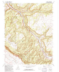 Uravan 1994 topographic map thumbnail
