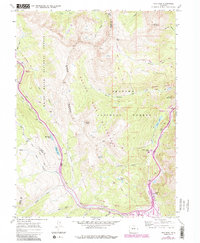 Vail Pass 1970 topographic map thumbnail