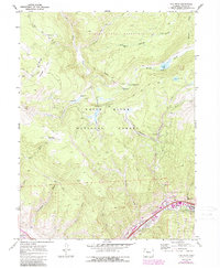 Vail West 1970 topographic map thumbnail