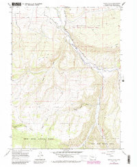 Veatch Gulch 1966 topographic map thumbnail