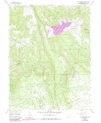 Vega Reservoir 1955 topographic map thumbnail