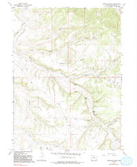 Vermillion Mesa 1966 topographic map thumbnail