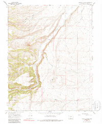 Vicente Canyon 1967 topographic map thumbnail