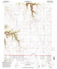 Villegreen 1996 topographic map preview