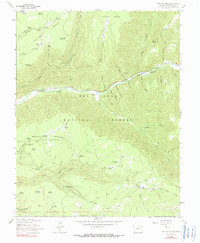 Wallace Ranch 1963 topographic map thumbnail