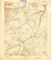 Walsenburg 1894 topographic map thumbnail