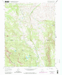 Washboard Rock 1963 topographic map thumbnail