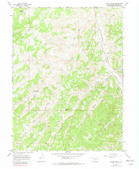 Water Canyon 1964 topographic map thumbnail